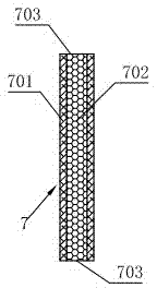 Domestic waste water biochemical treatment device