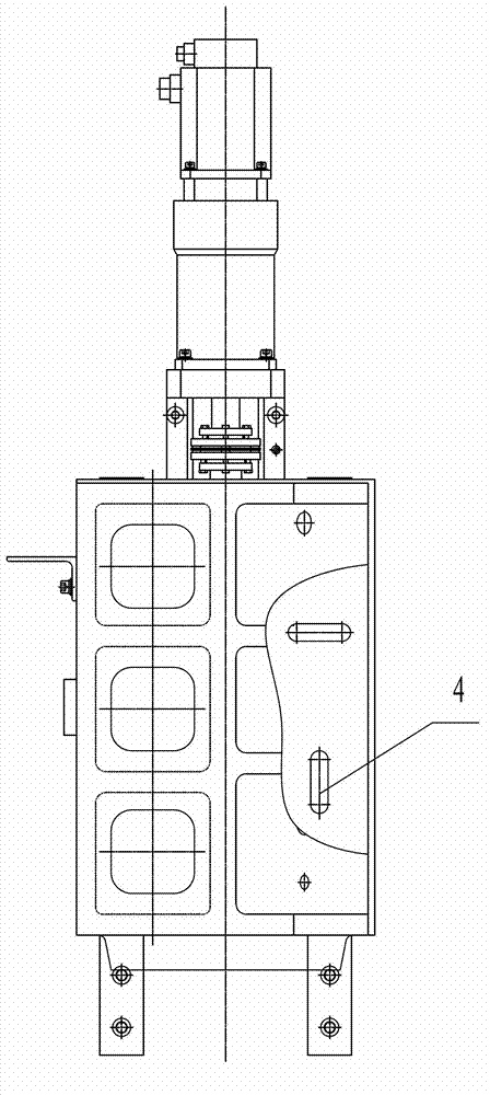 Spindle anti-series structure for circular seam back chipping type edge milling machine