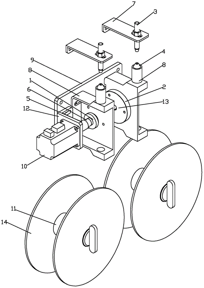 A fully automatic wire feeding device