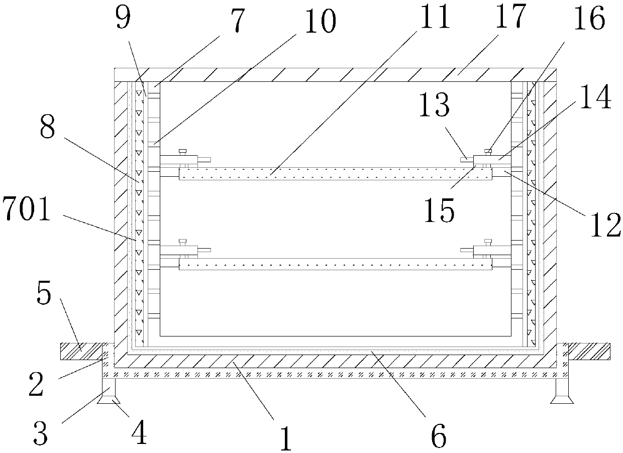 Medical instrument packaging box having relatively high strength