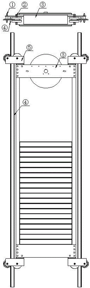 Novel elevator counterweight frame