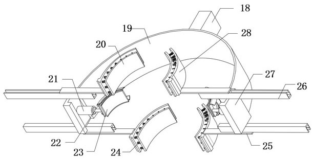 Adjustable winding device applied to plastic-coated steel wire rope