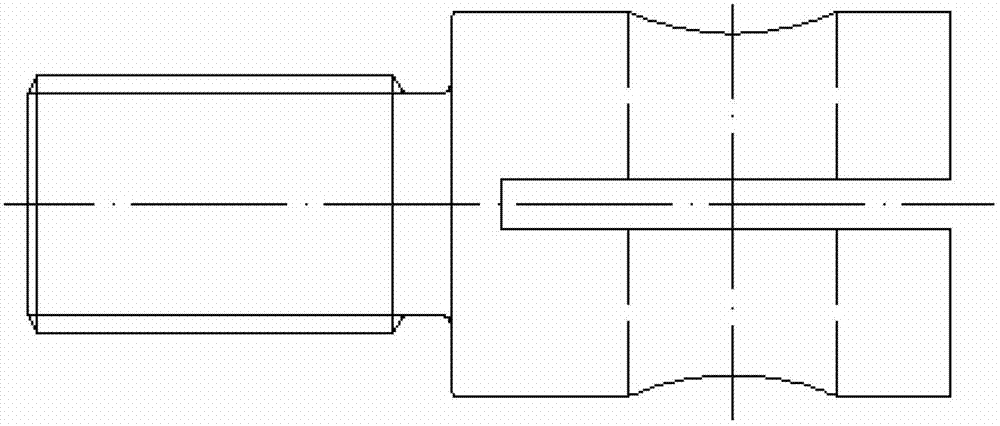 Method for stray current corrosion test of buried steel pipeline under tensile stress action