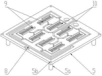 Special aluminum alloy mixed micro-channel liquid cooling plate with efficient heat dissipation