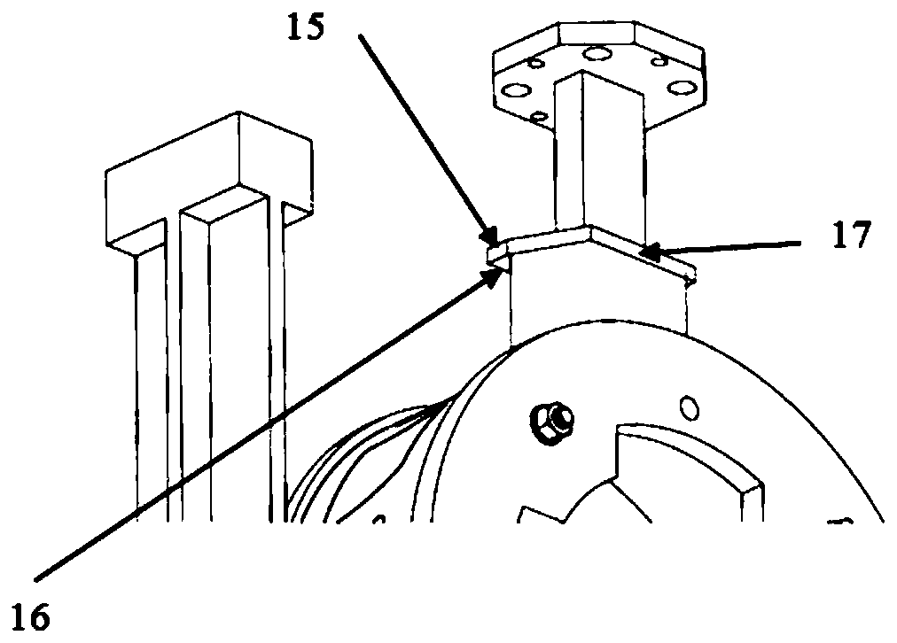 Accurate positioning device and method for electrolytic forming of thin-wall housing