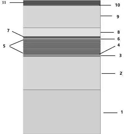 Semiconductor epitaxial wafer for 1550 nm wavelength laser