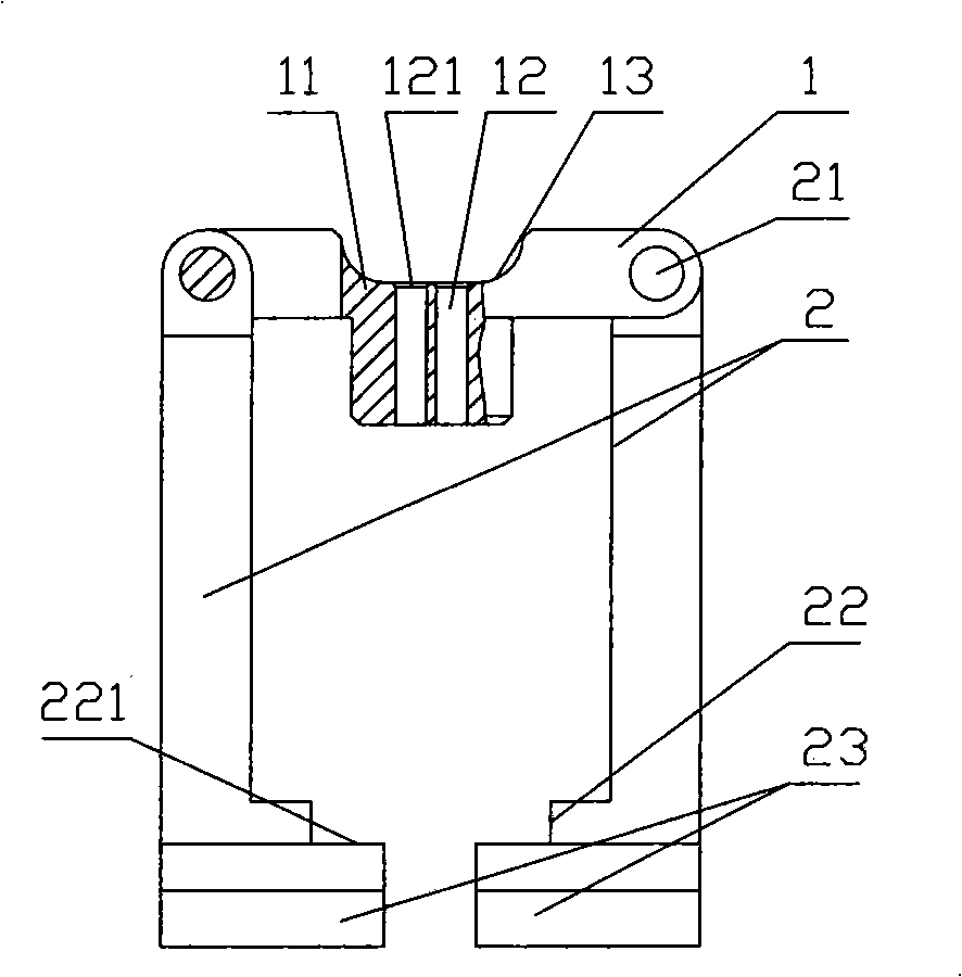 Quick-mounting slant-hole drilling jig