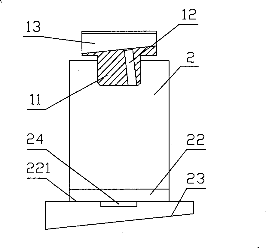 Quick-mounting slant-hole drilling jig