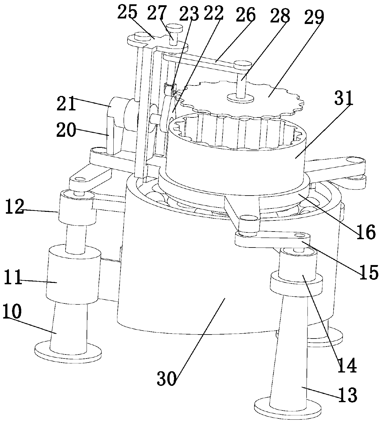 Tumbling device for pickling products