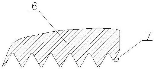 Device for floatably removing burrs at threaded inlets and outlets