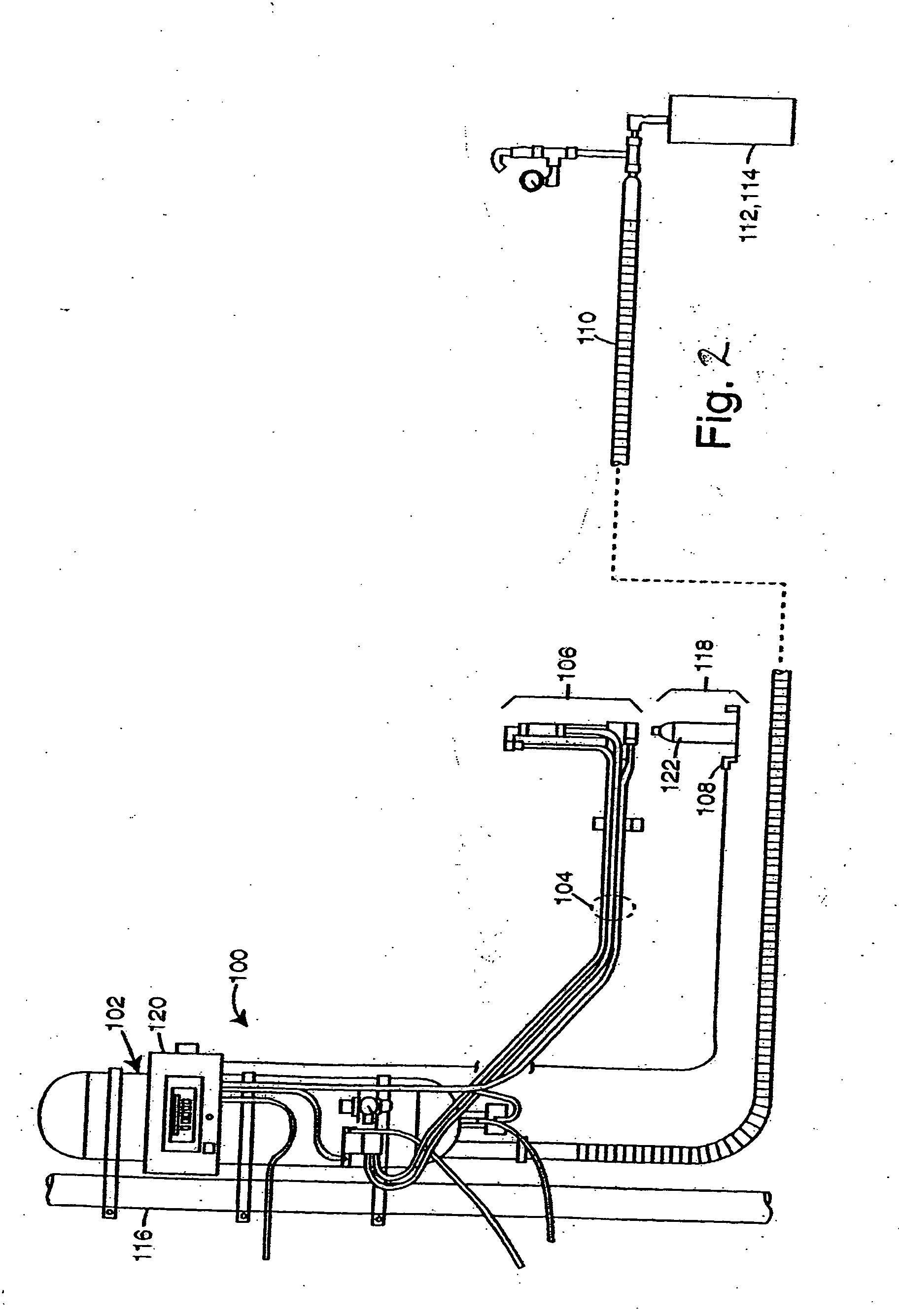 Liquid cryogen dosing system with nozzle for pressurizing and inerting containers