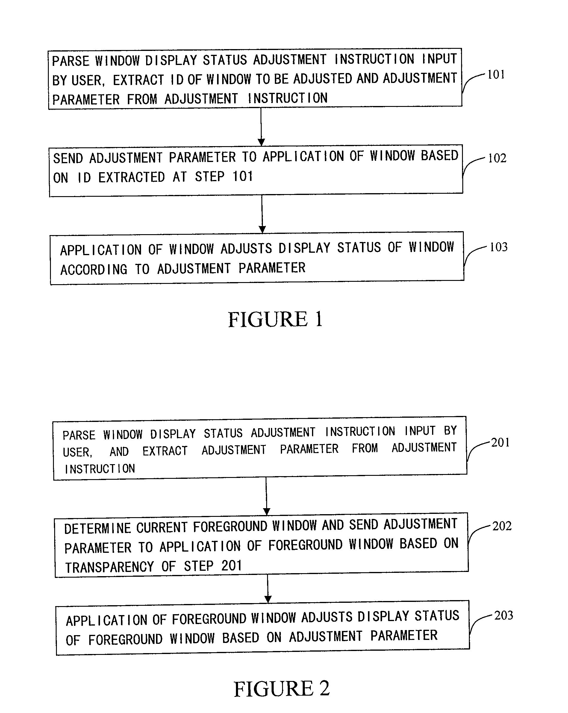 Method and apparatus for adjusting window display status