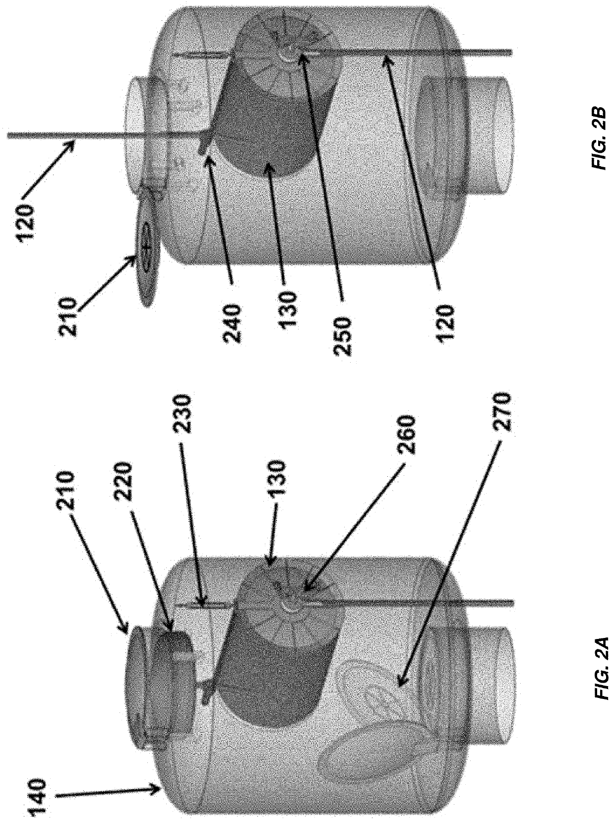 Submerged compartment fluid transfer system