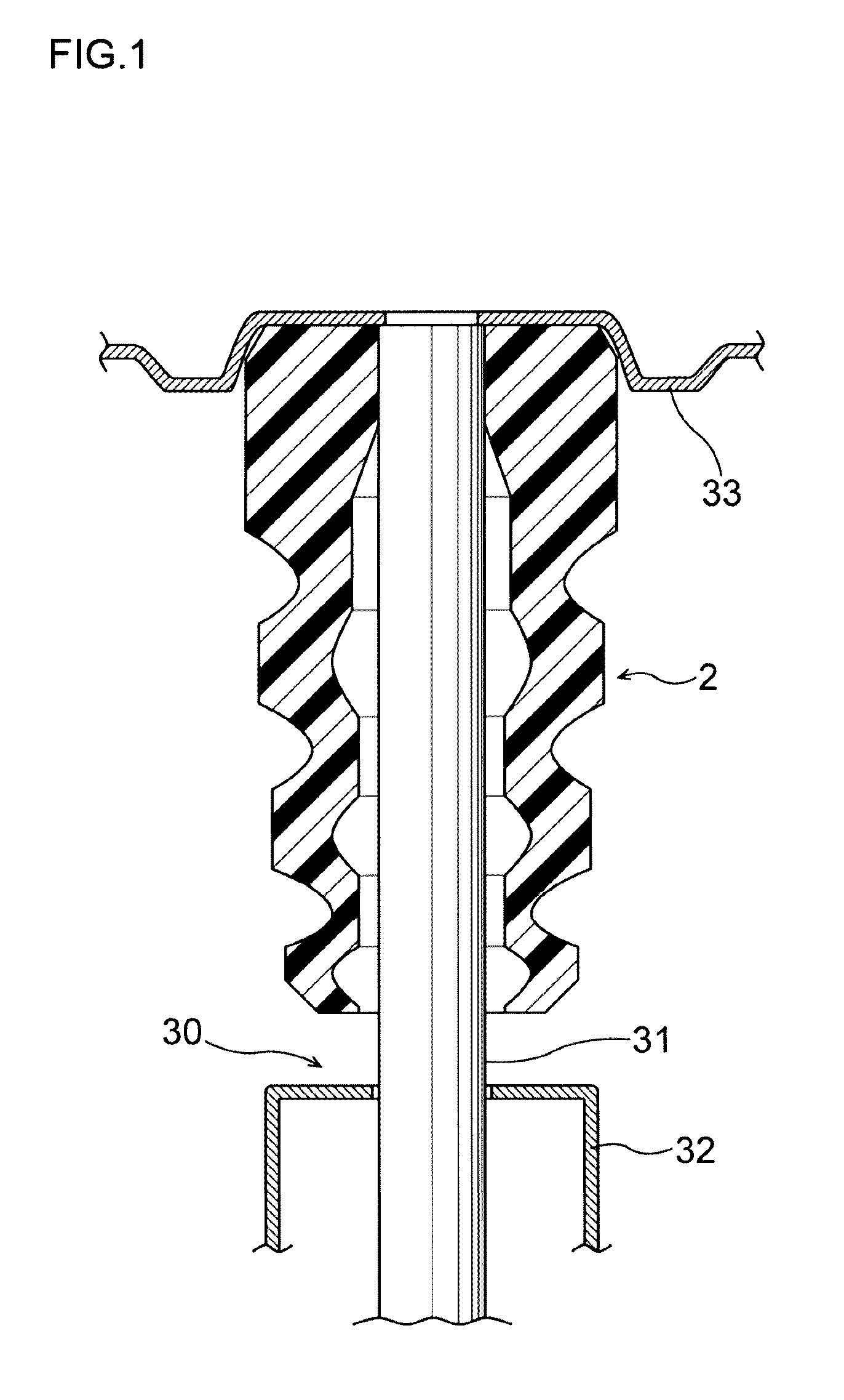 Urethane bumper spring, and method for producing same