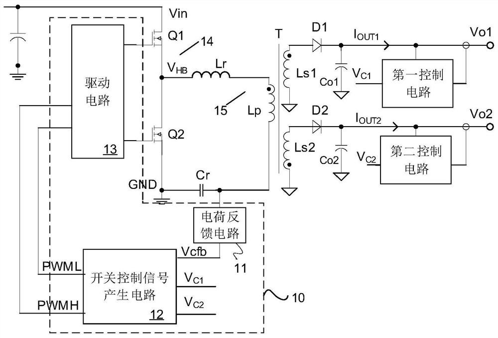 Control circuit and resonant converter using same