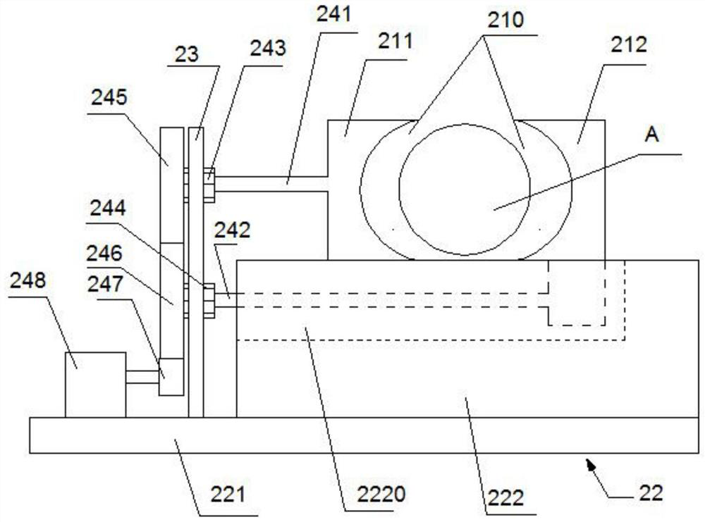 Spiral peeling device