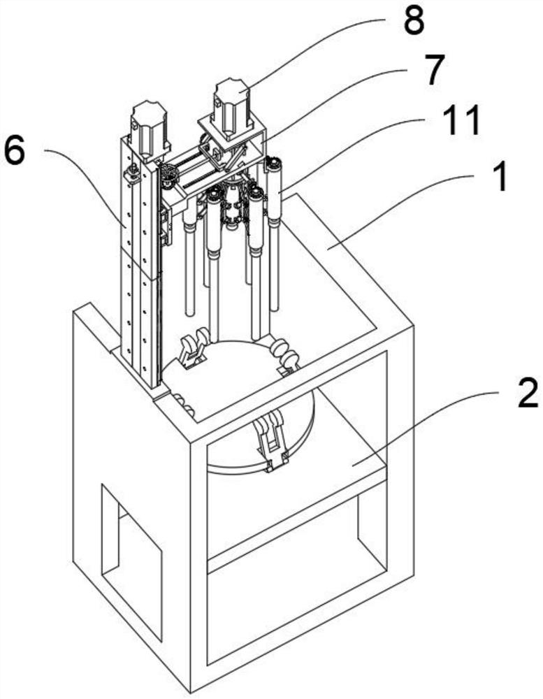 Coal-mine-based adjustable equal-distance drilling device for solidified coal