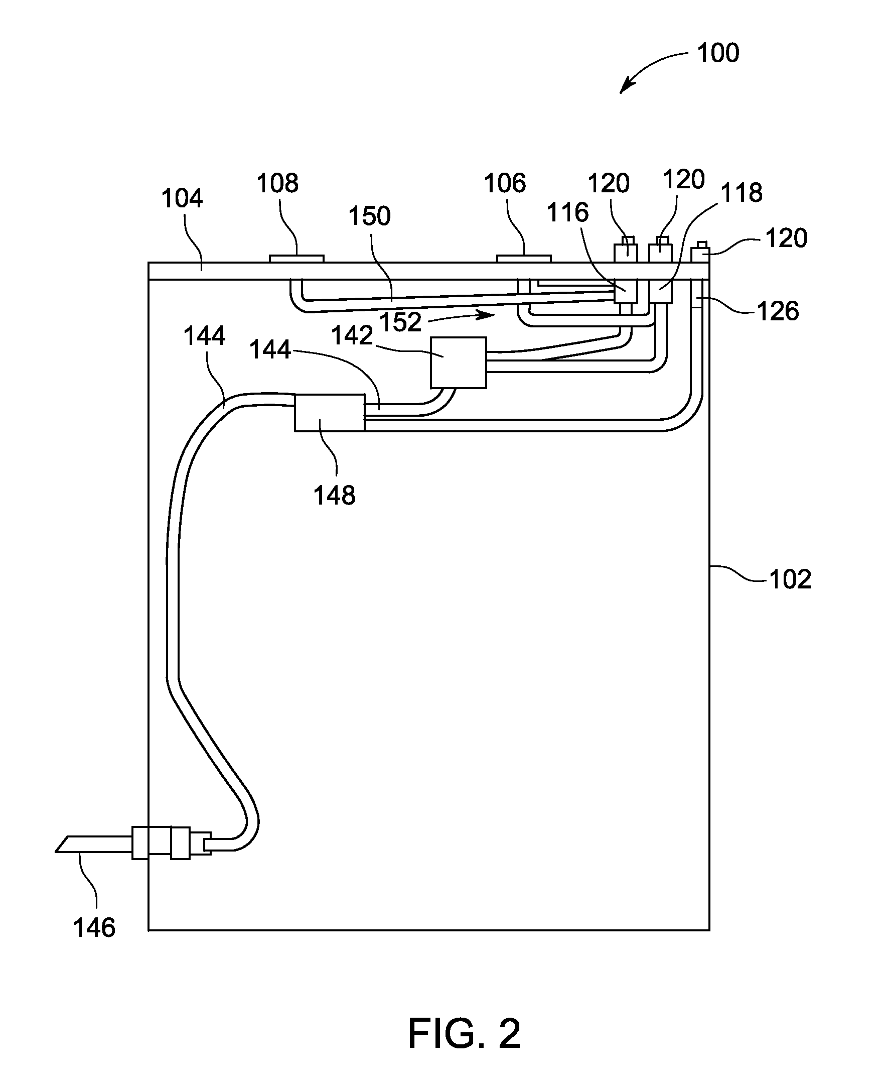 Orifice holder and tube assembly for use with a gas-fueled appliance