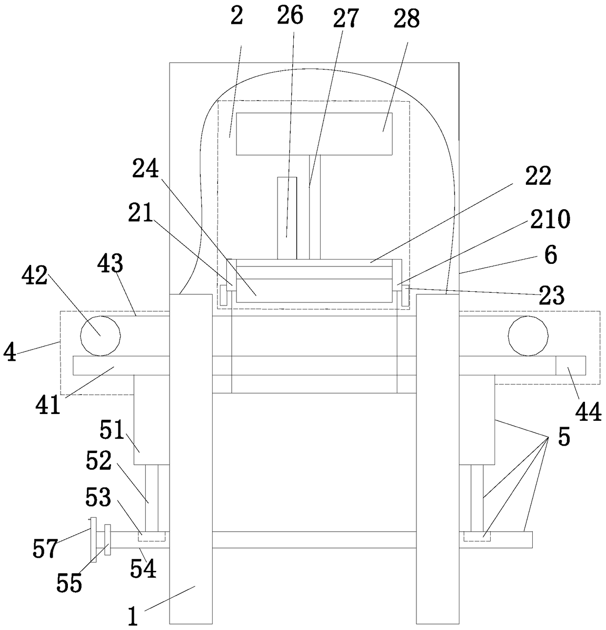 Manufacturing machinery for horizontal sand on the surface of solid wood flooring