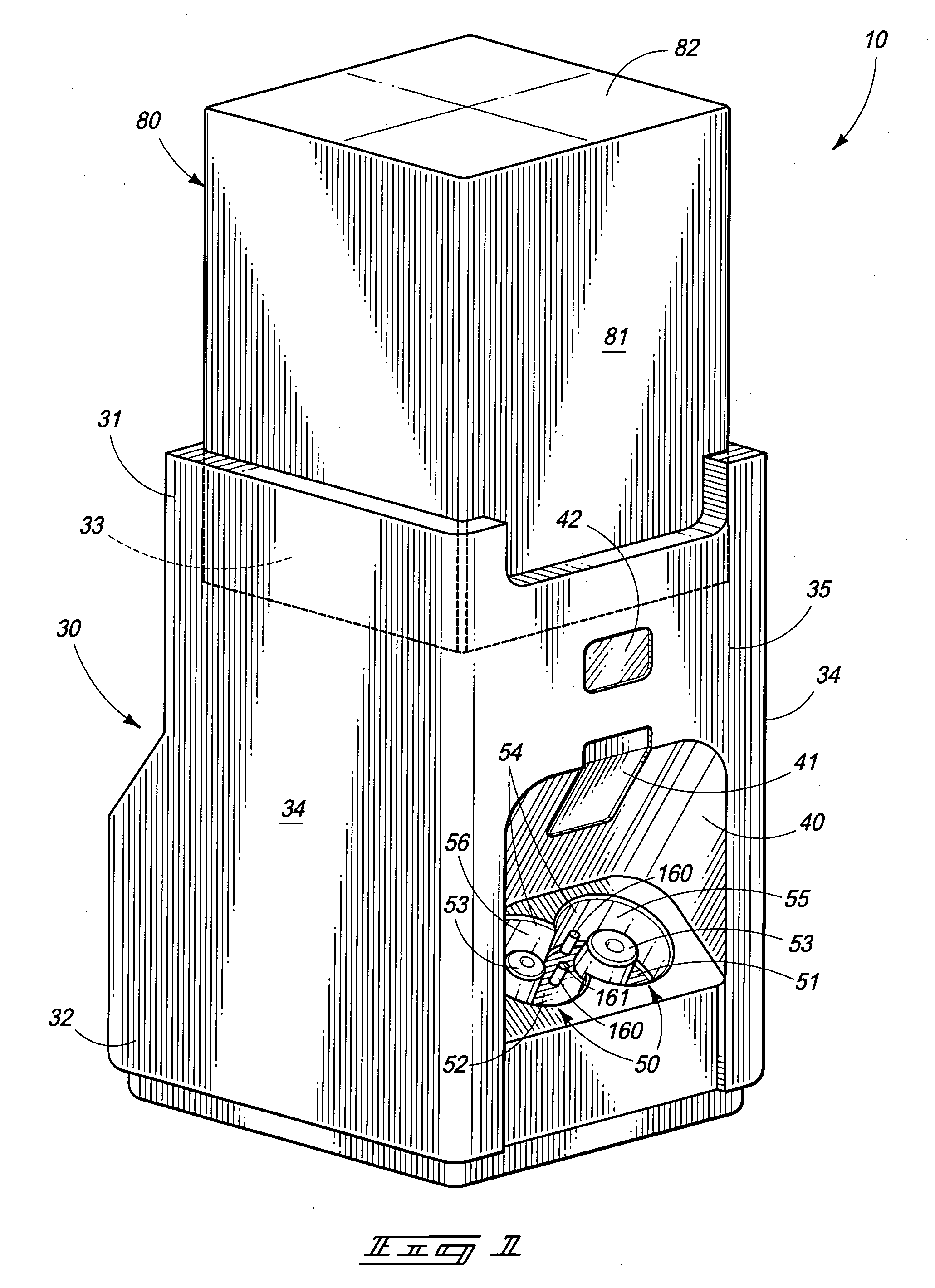 Apparatus and method for refilling a refillable container