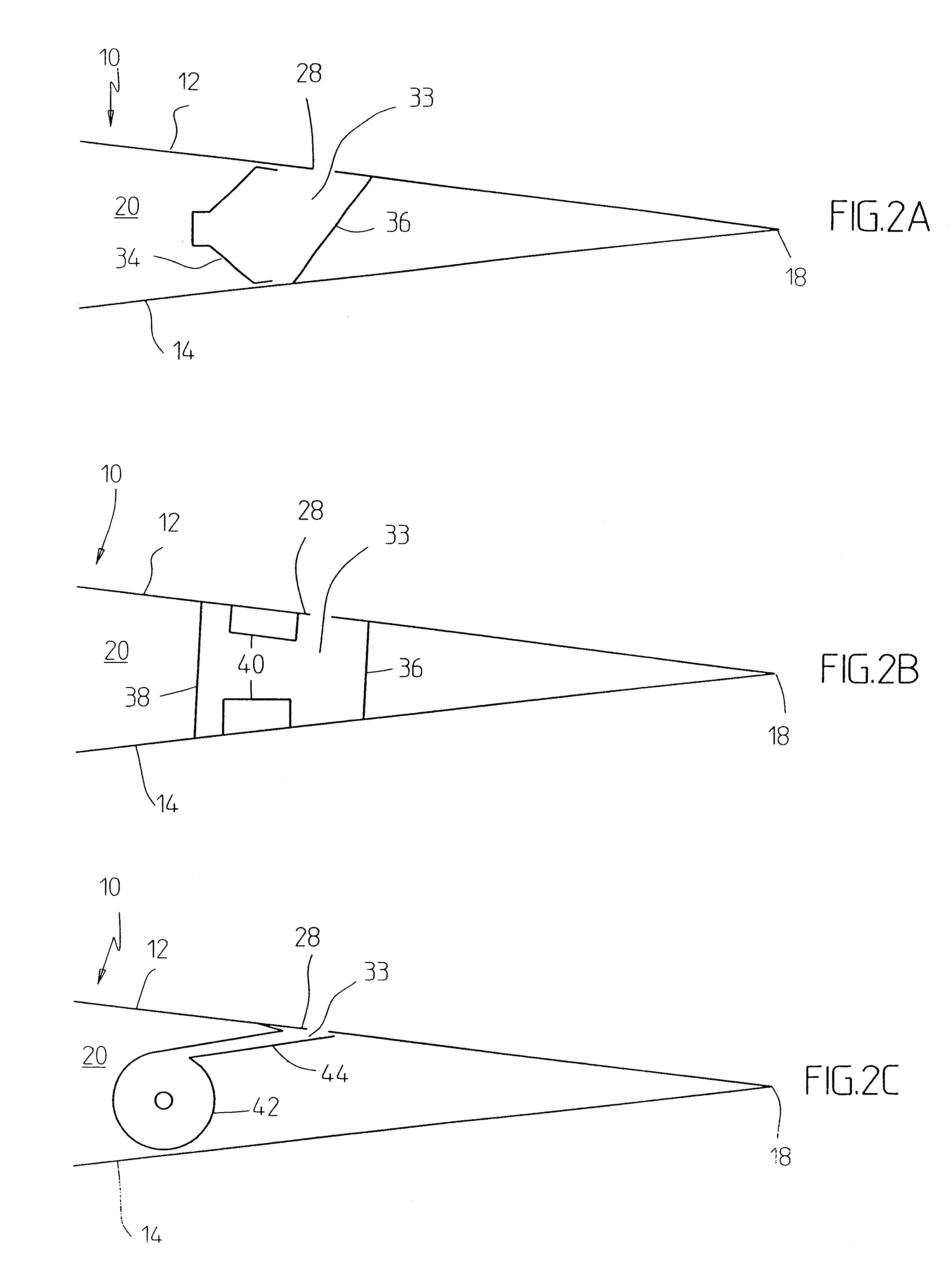 Airfoil with dynamic stall control by oscillatory forcing