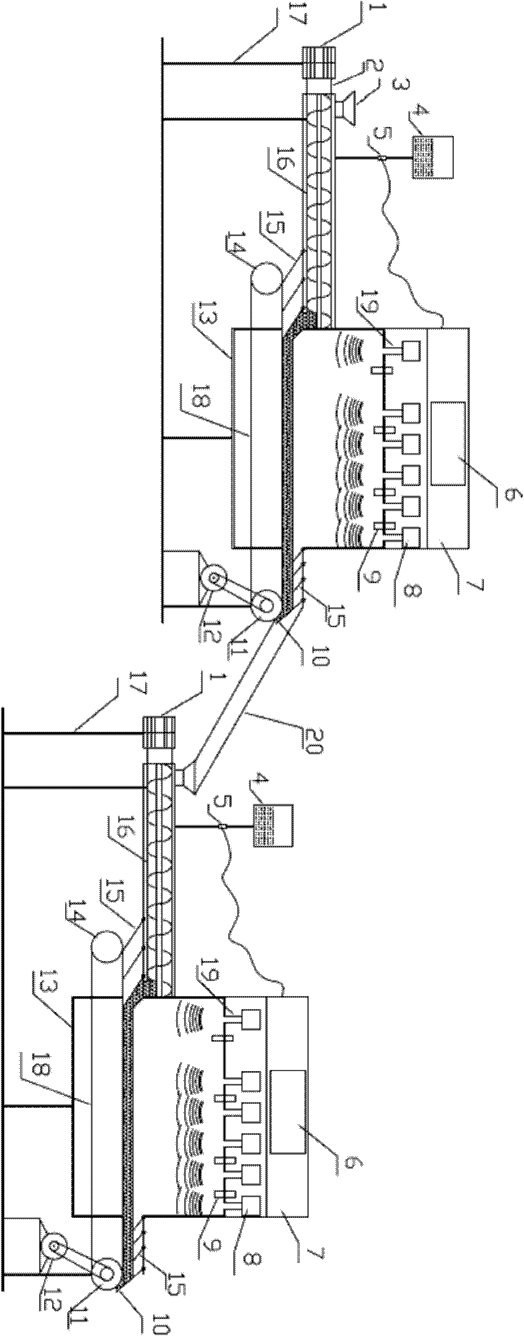 Module coupling biomass microwave dry or semidry pretreatment reactor