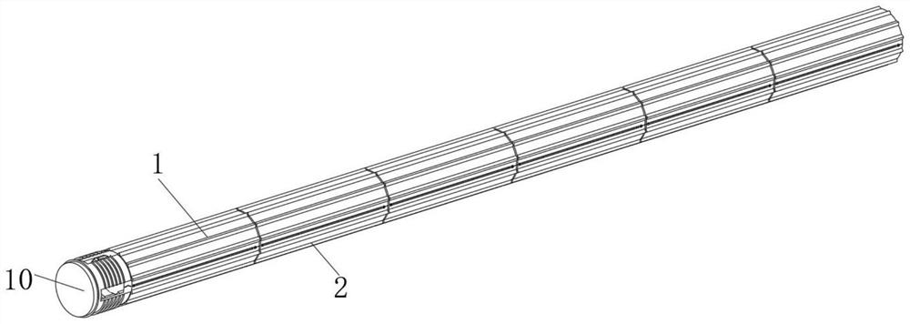 Tension type shaped charge blasting device