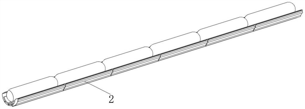 Tension type shaped charge blasting device