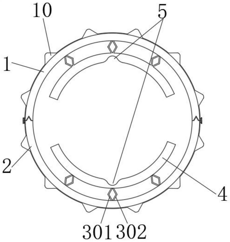 Tension type shaped charge blasting device