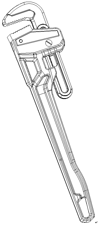 Quick pipe wrench
