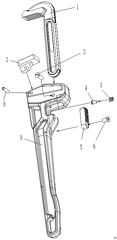 Quick pipe wrench