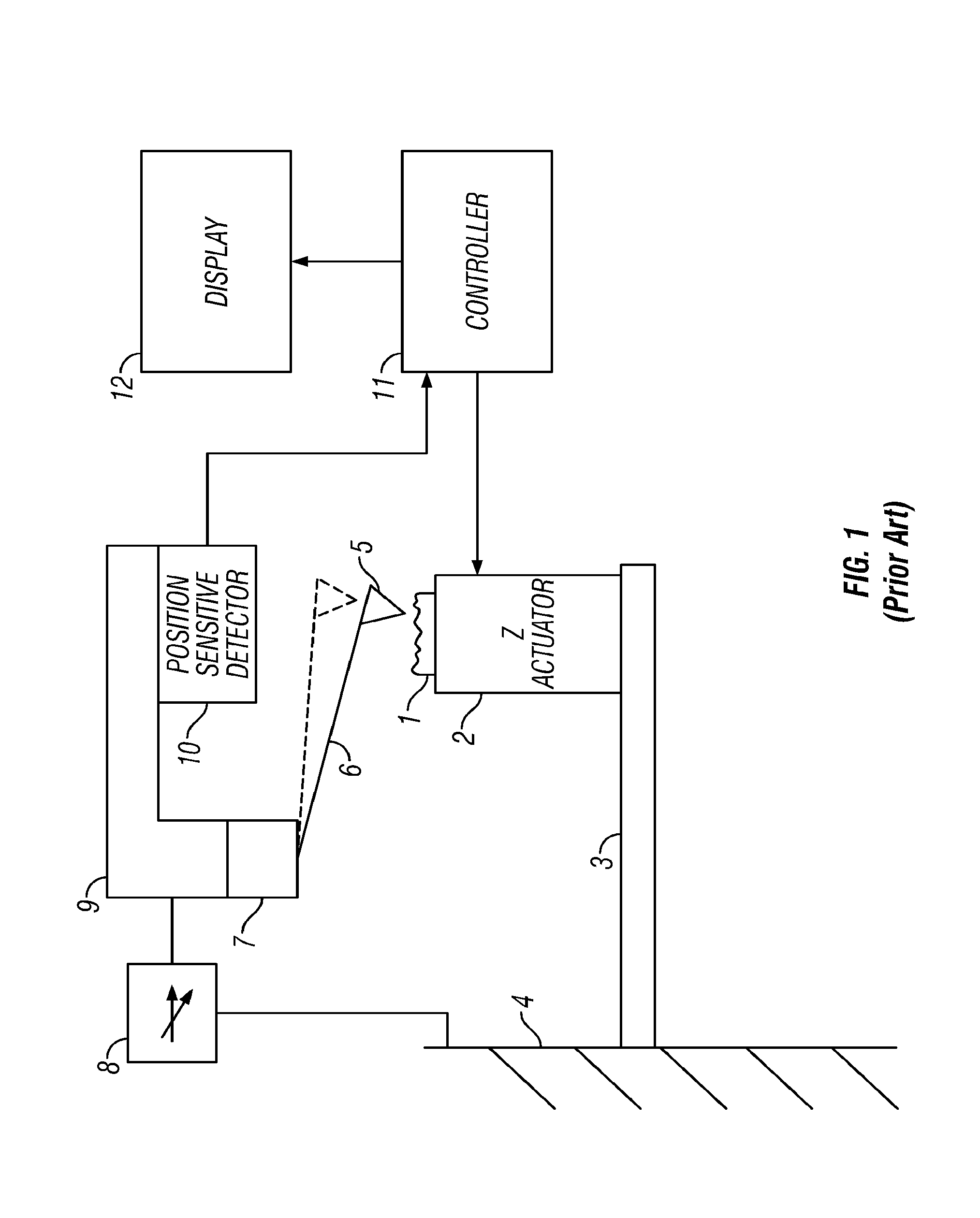 Active damping of high speed scanning probe microscope components