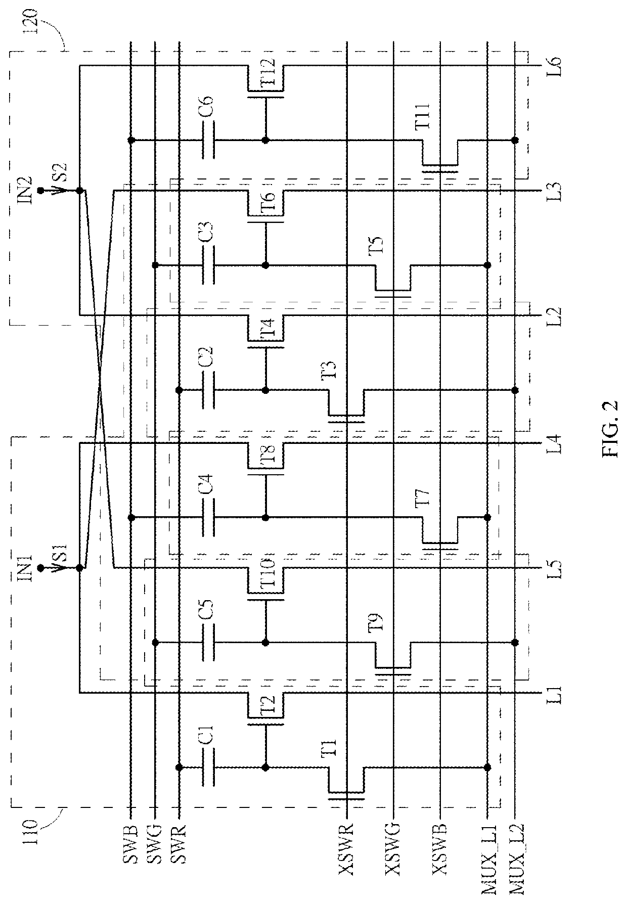 Multiplexer and method for driving the same