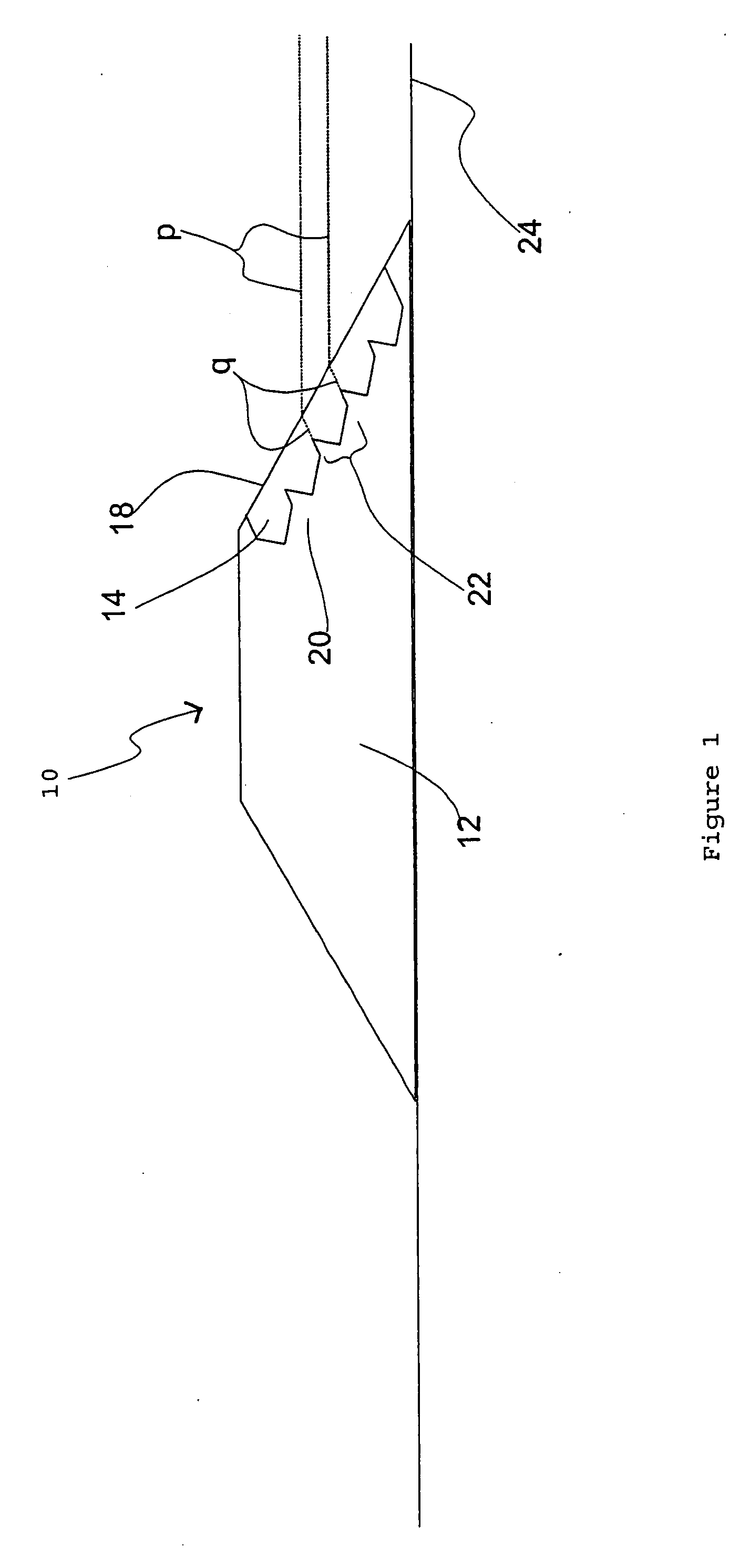 Cube corner retroreflector with limited range