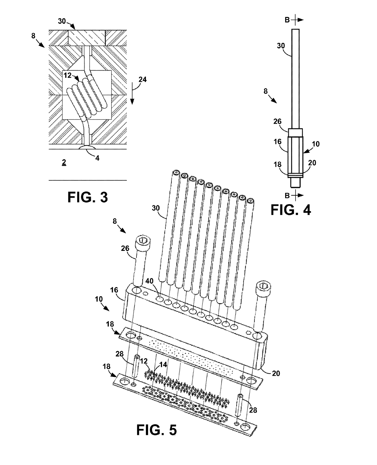 Controlled-impedance cable termination using compliant interconnect elements