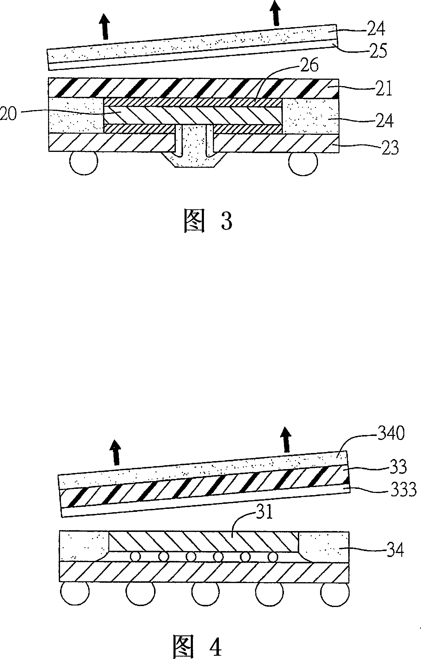 Heat-radiation type package structure and its method for making