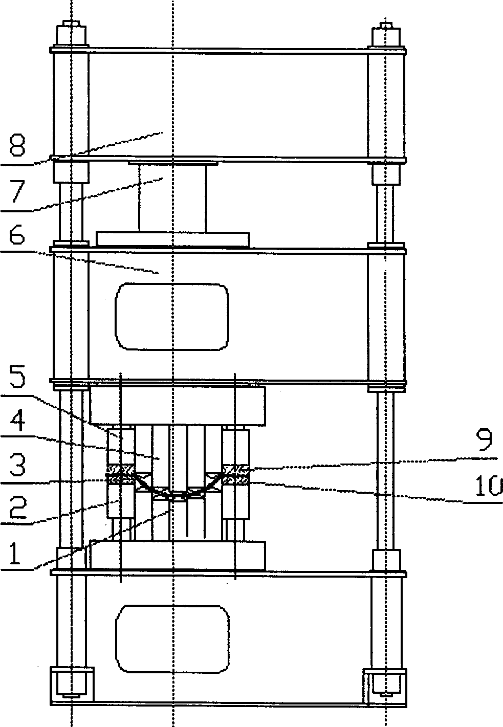 Multi-point formation apparatus for sheet material
