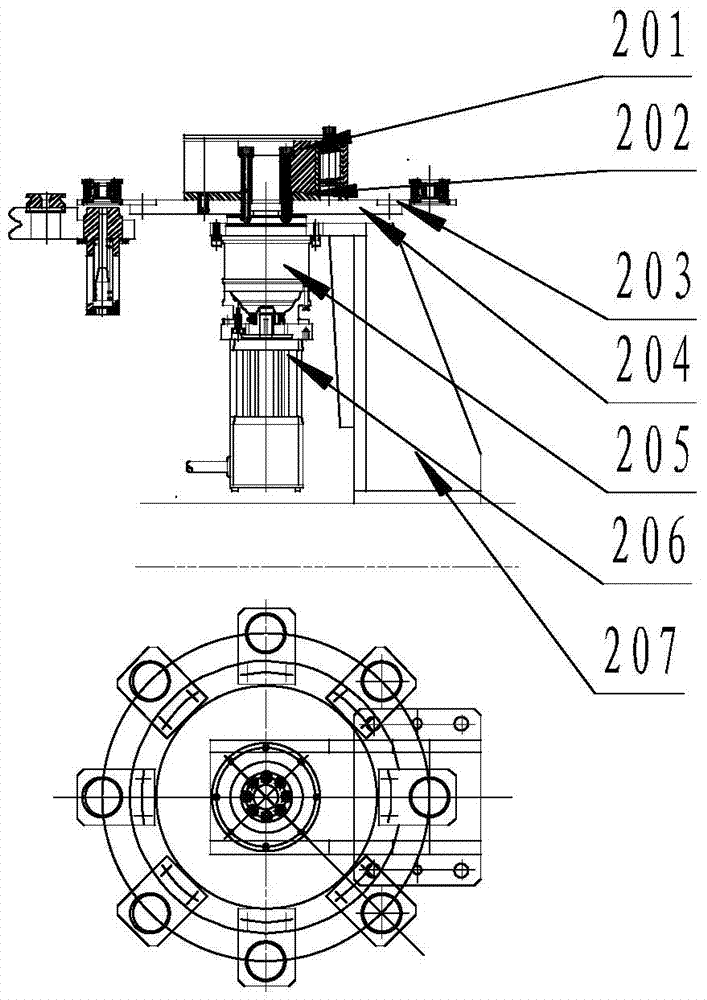 Double-disk detonator automatic assembling machine buckling assembling pressing device