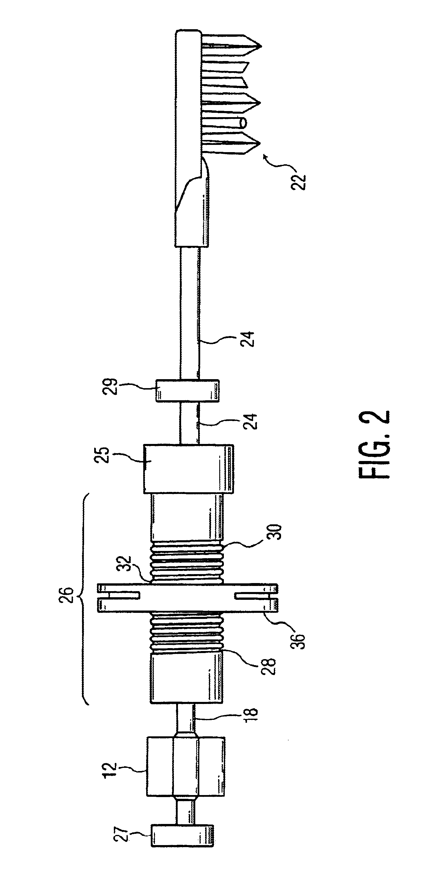 Nodal mounted system for driving a power appliance