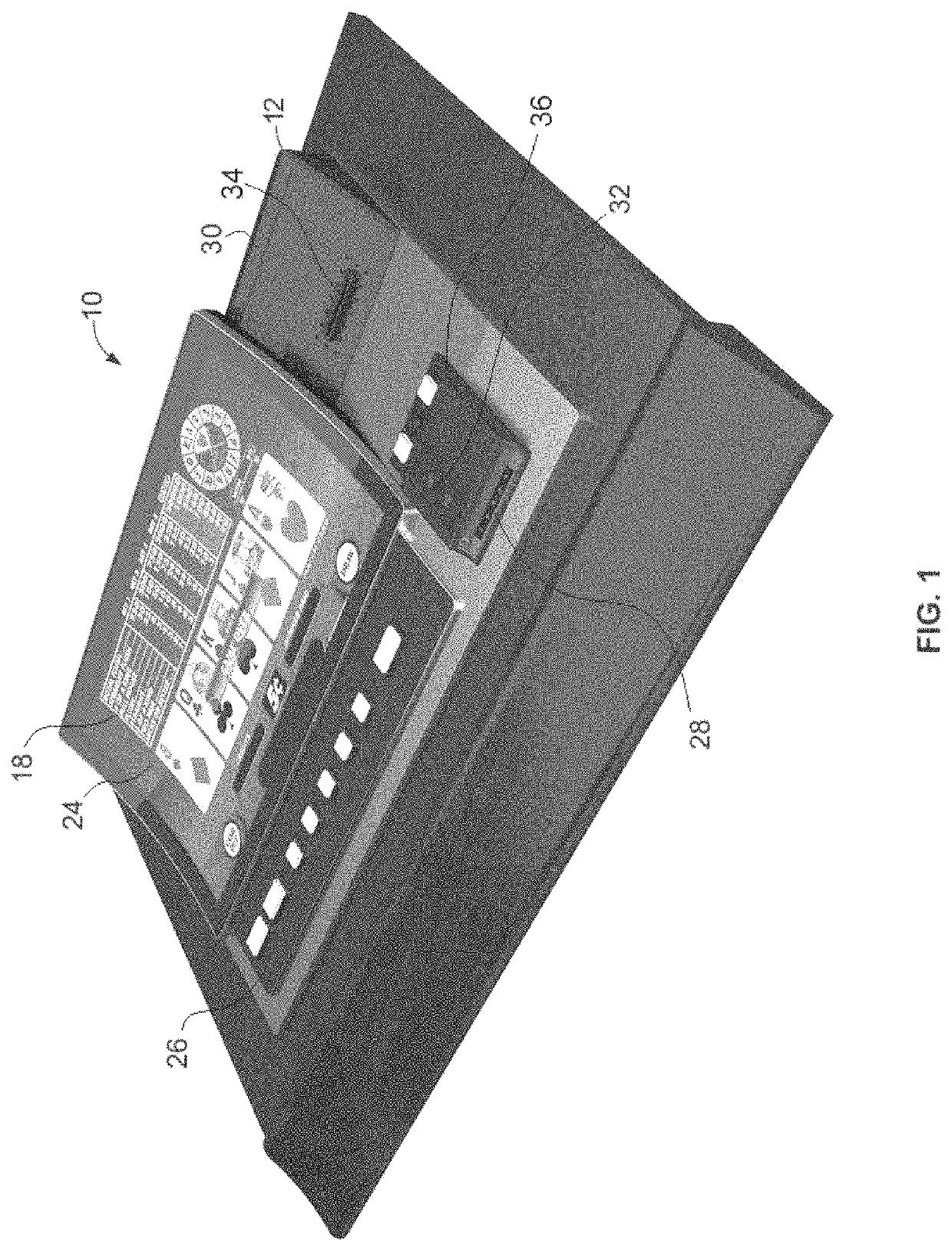Combination bill entry/ticket dispensing structure for a gaming machine