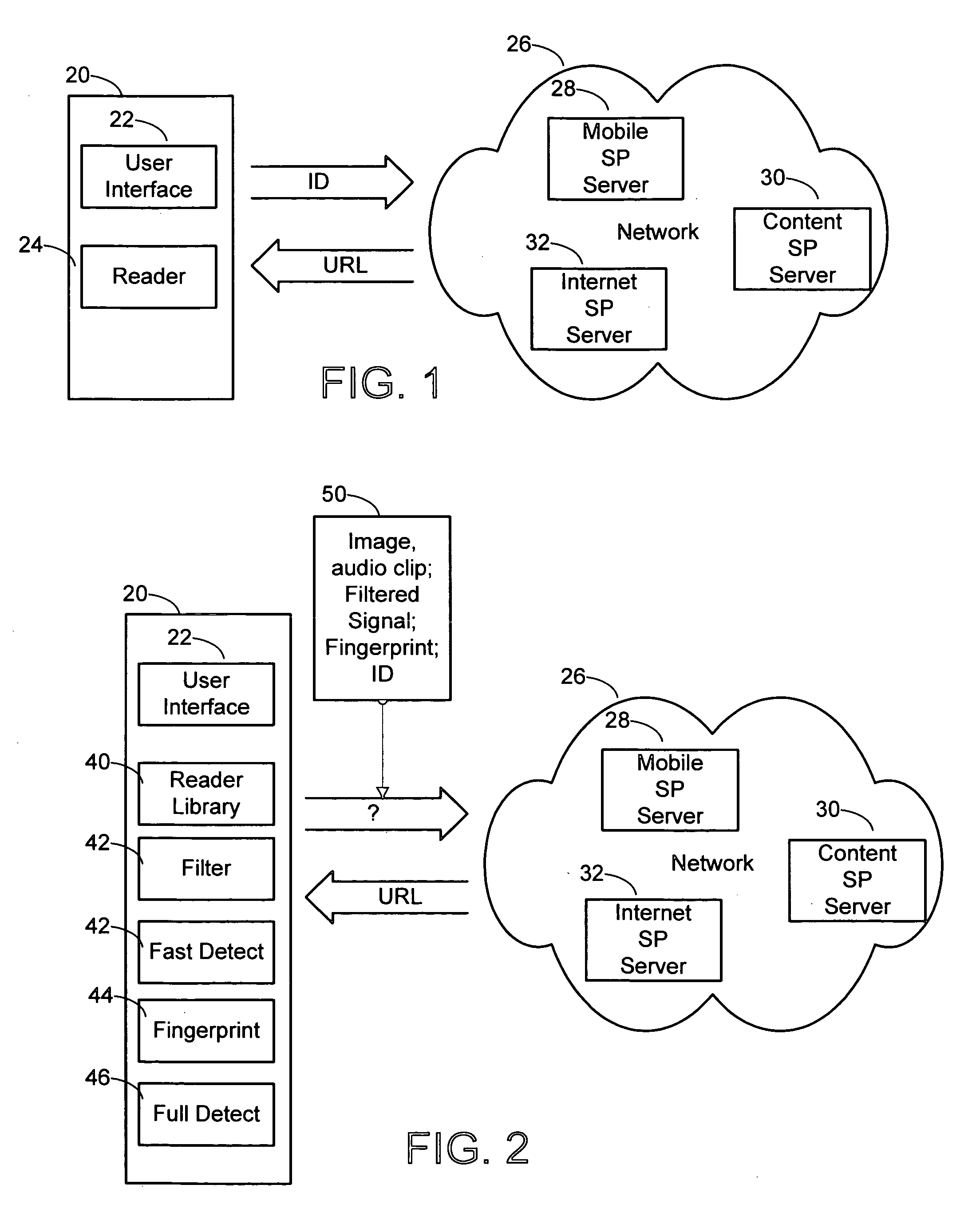 Fast signal detection and distributed computing in portable computing devices