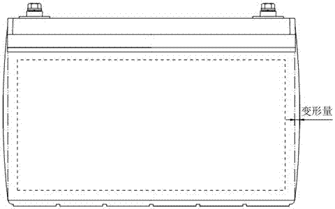 A method for controlling swelling and deformation of valve-controlled sealed lead-acid batteries