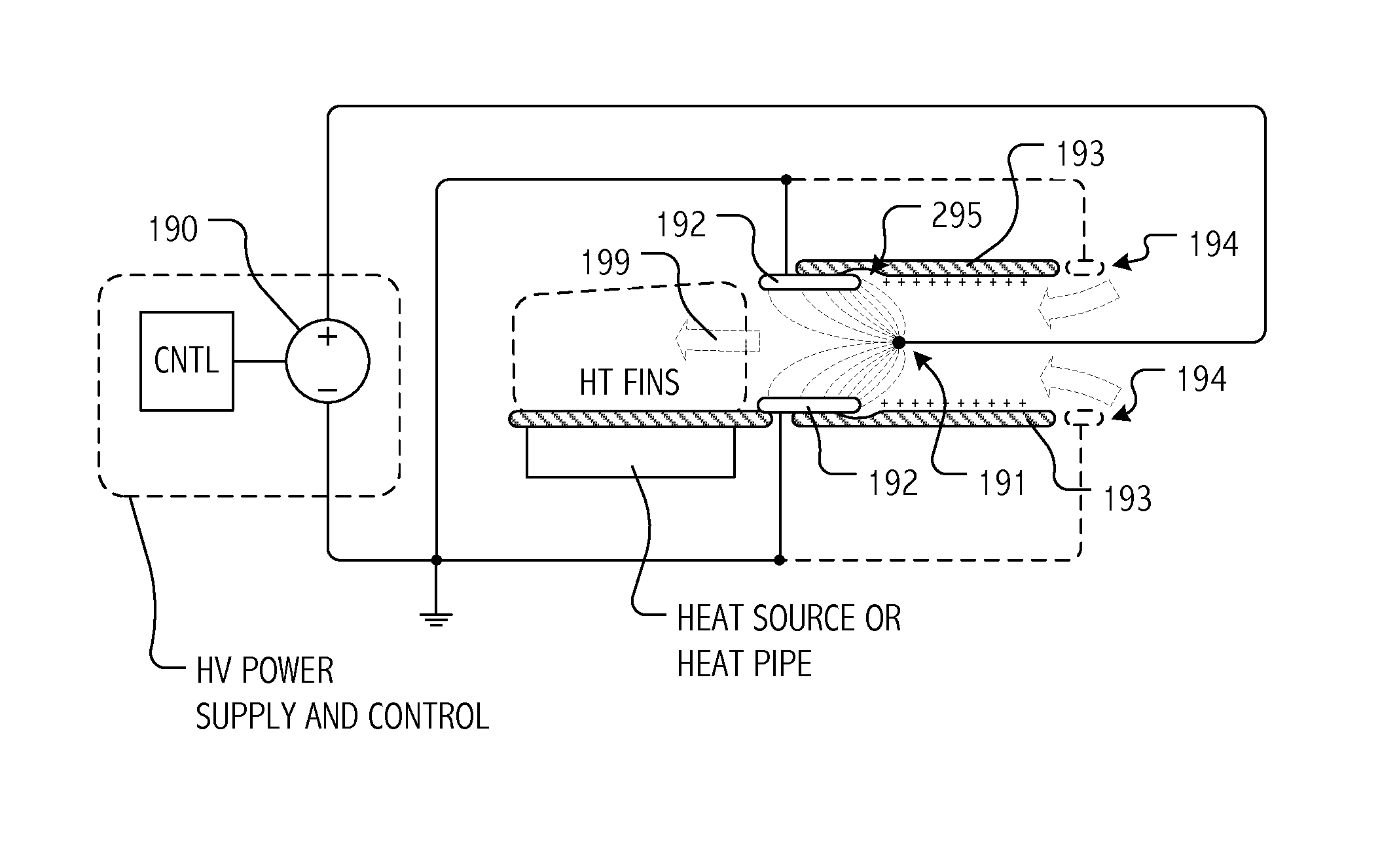 Electrohydrodynamic (EHD) fluid mover with collector electrode leading surface shaping for spatially selective field reduction