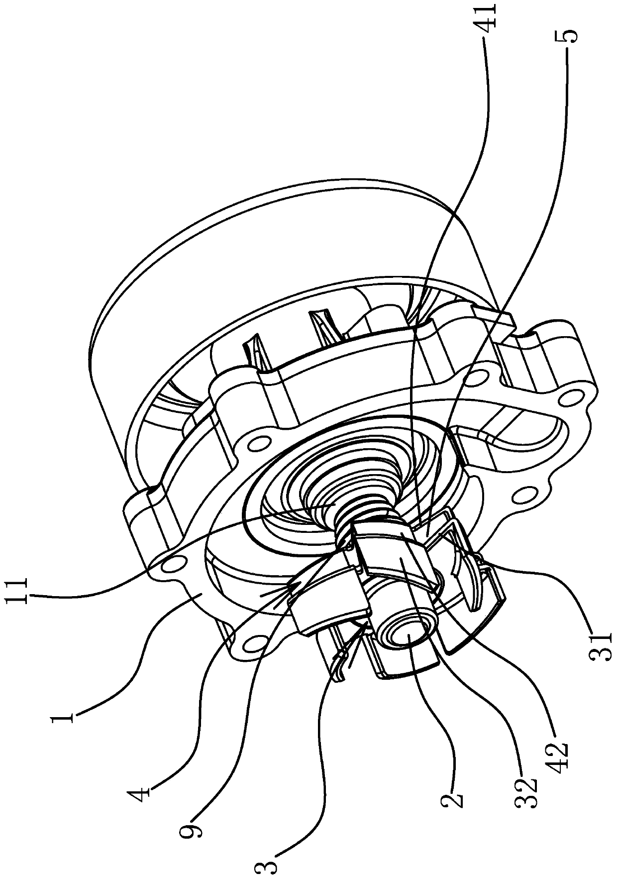 A variable flow water pump