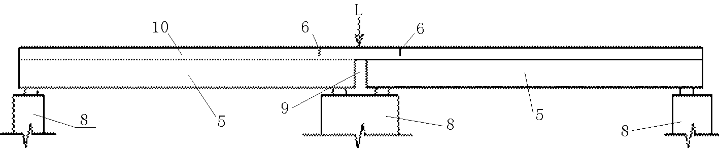 Bridge deck continuous device applied to beam bridge and bridge deck continuous method