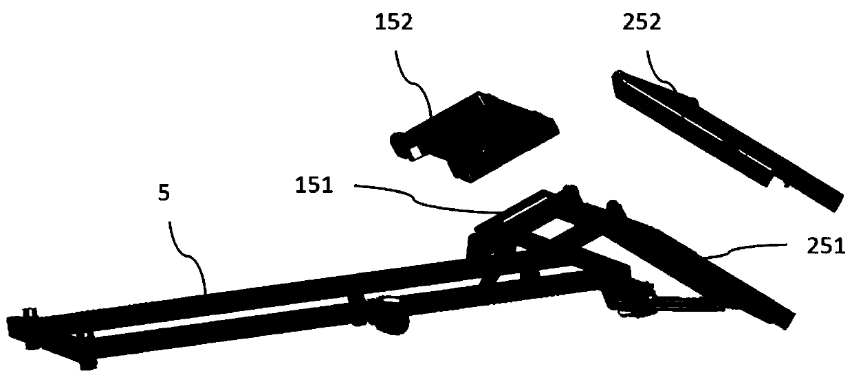 Bed plate leg linkage adjustment structure and bed including same