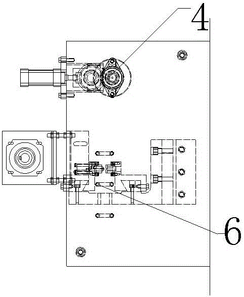 A polyethylene film online punching machine