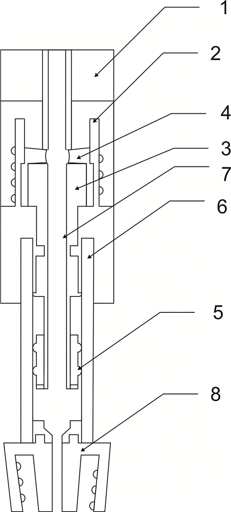 Medical push-pull type needless infusion connector