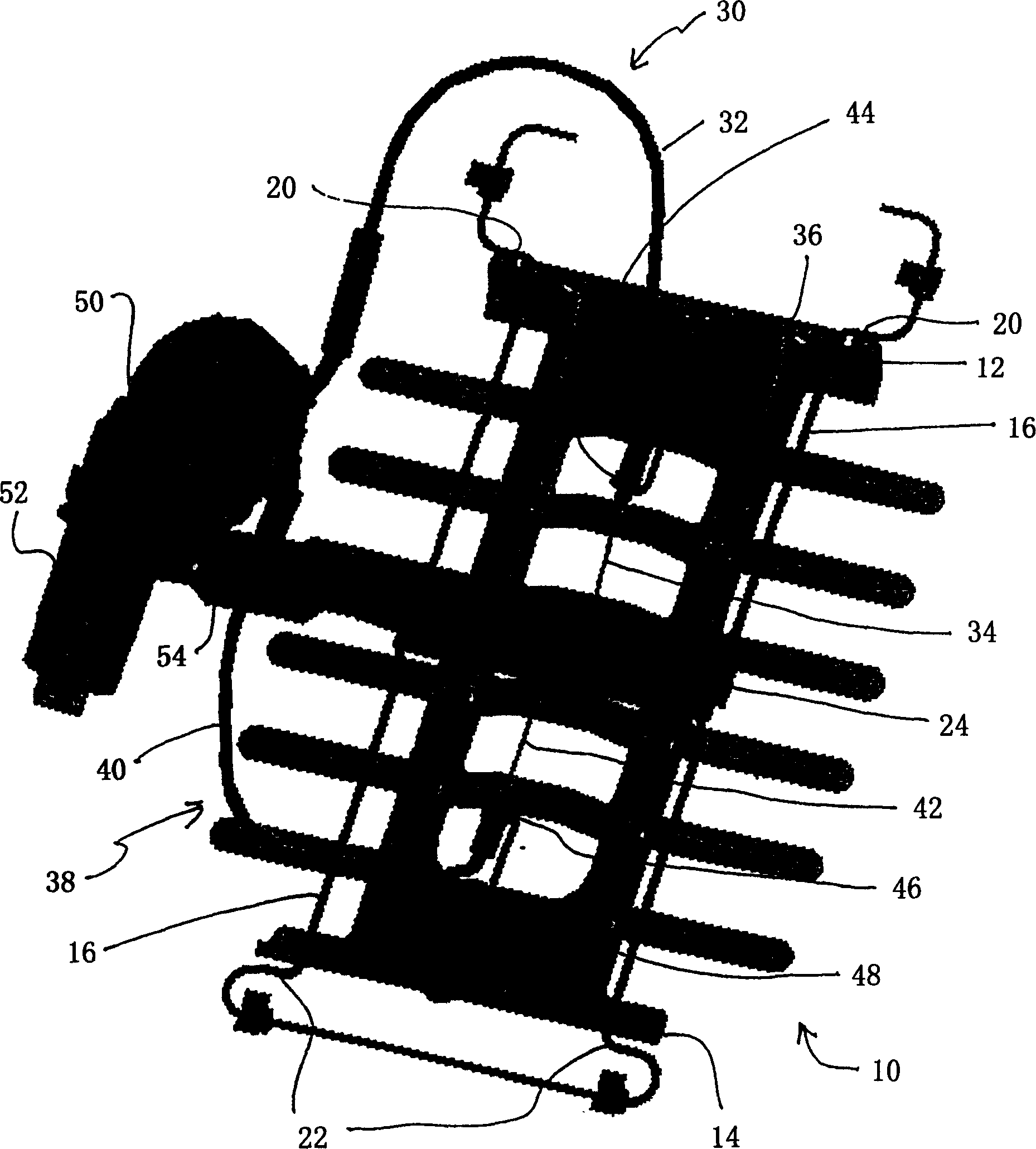 Apparatus and method for lumbar support with variable apex