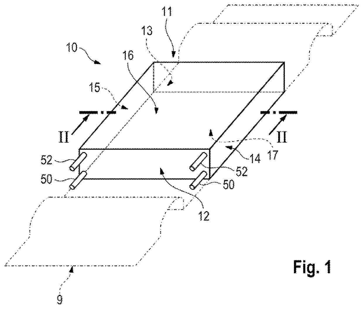 Motor vehicle high voltage energy accumulator